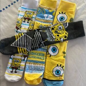 SpongeBob SquarePants Crew socks.
